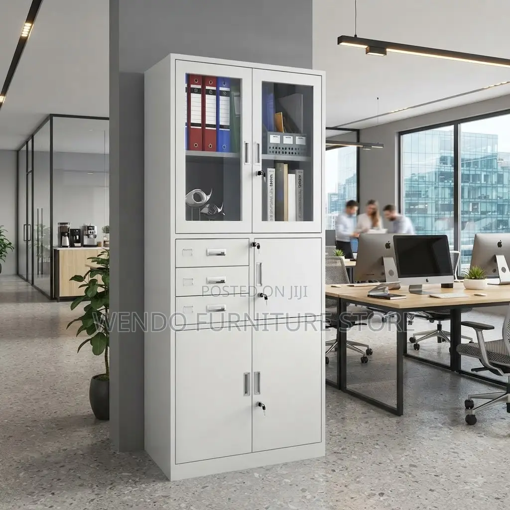 Office Cabinet; Steel Two Doors Ergo Cabinet