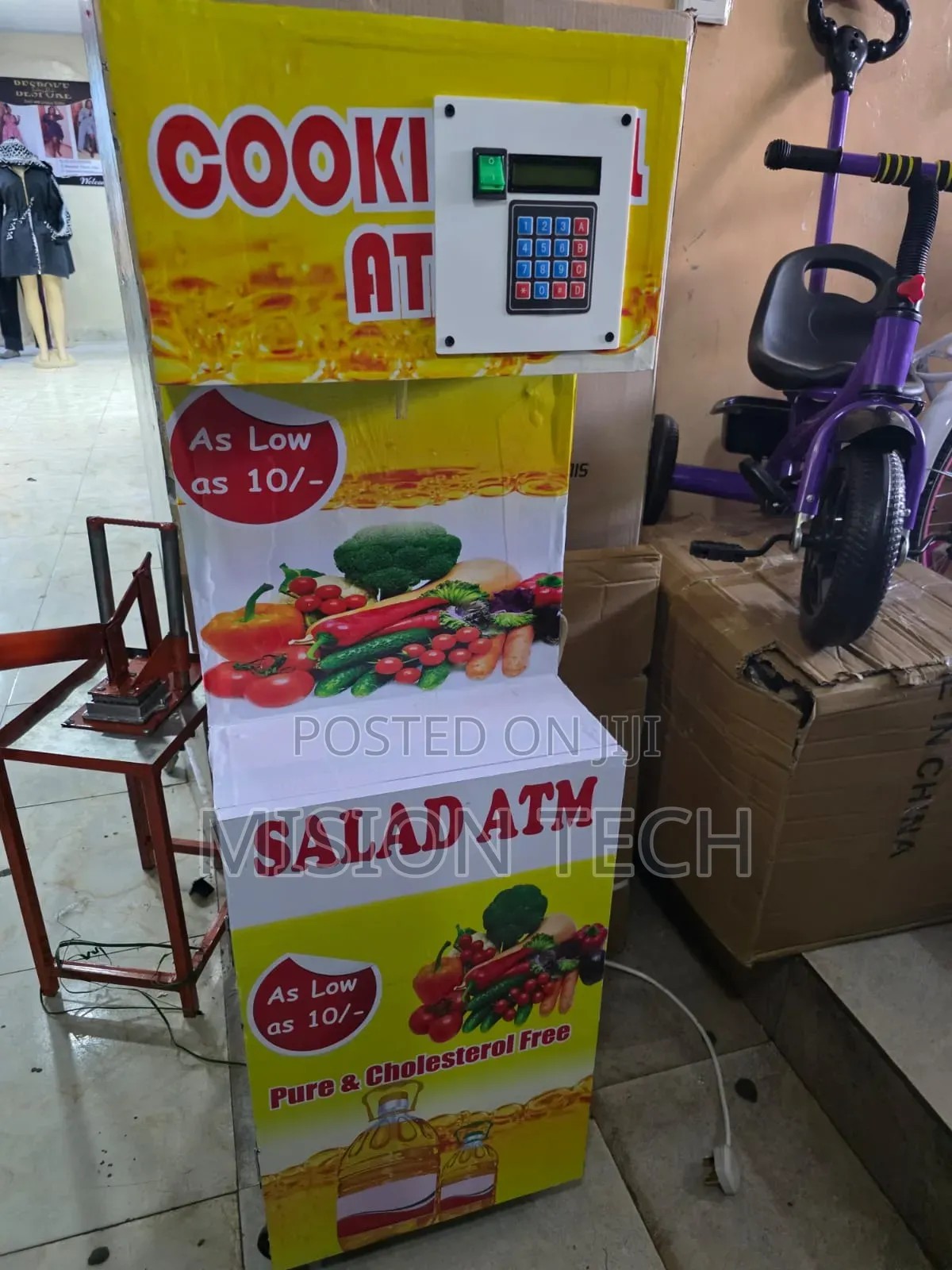 Salad Dispenser, Oil ATM, Salad ATM **