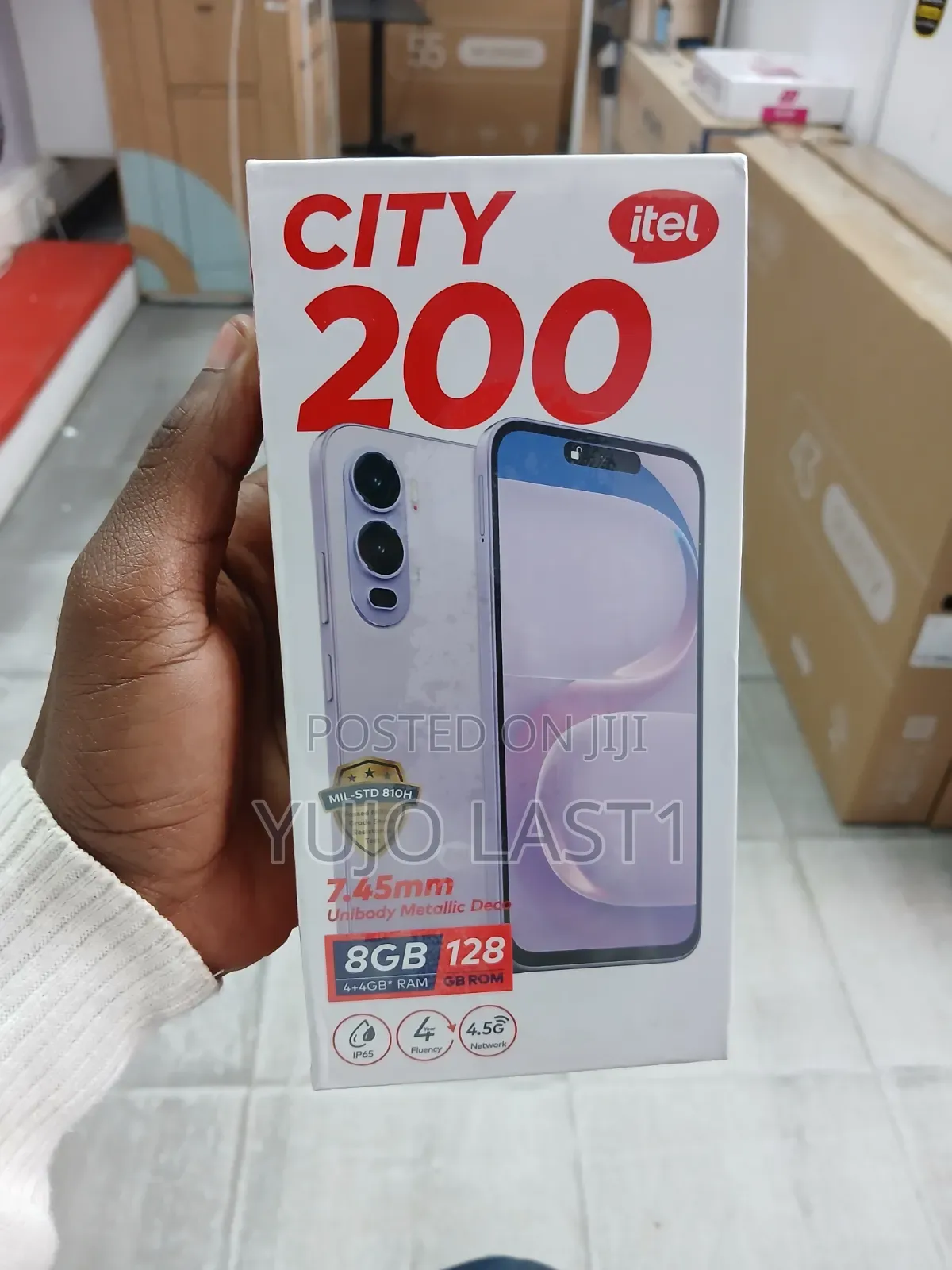 New Itel City 200 128 GB Purple
