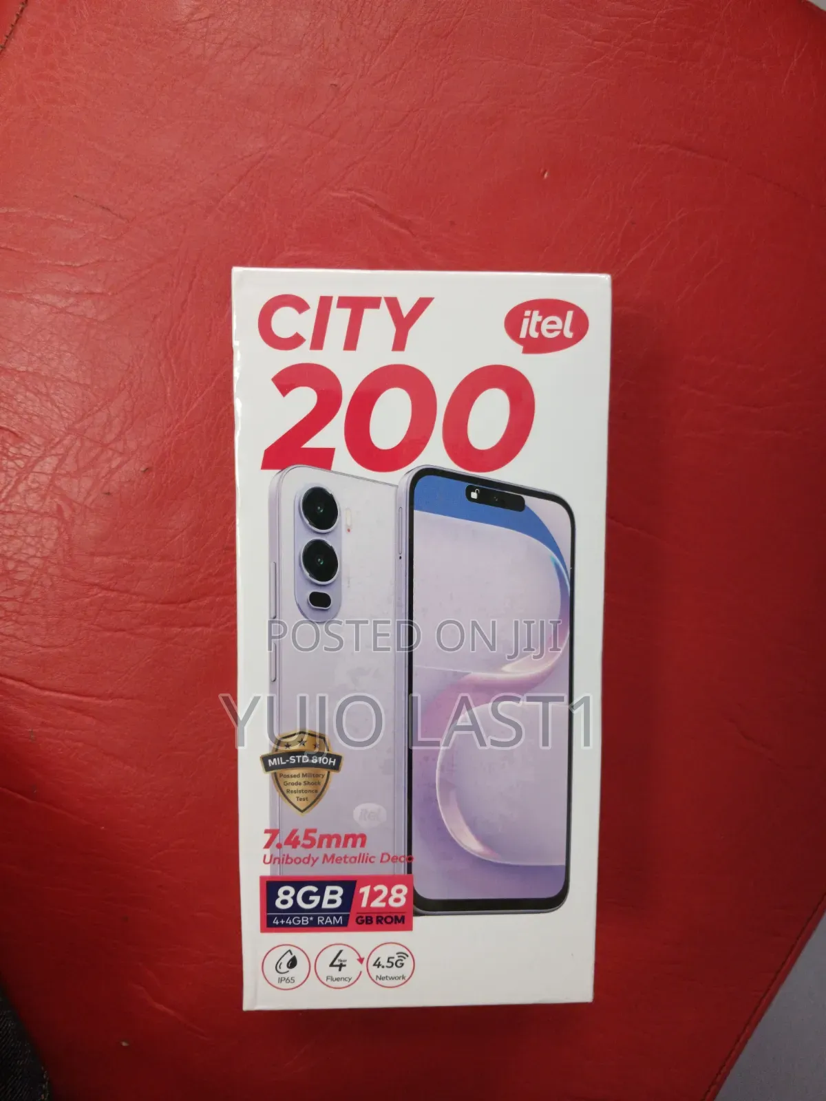 New Itel City 200 128 GB Purple