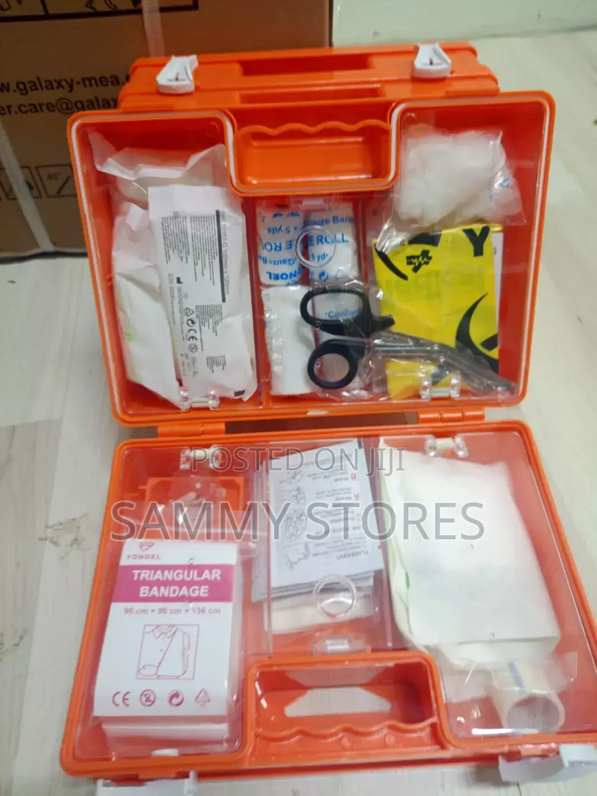 Portable Medical First Aid Storage Case – Orange