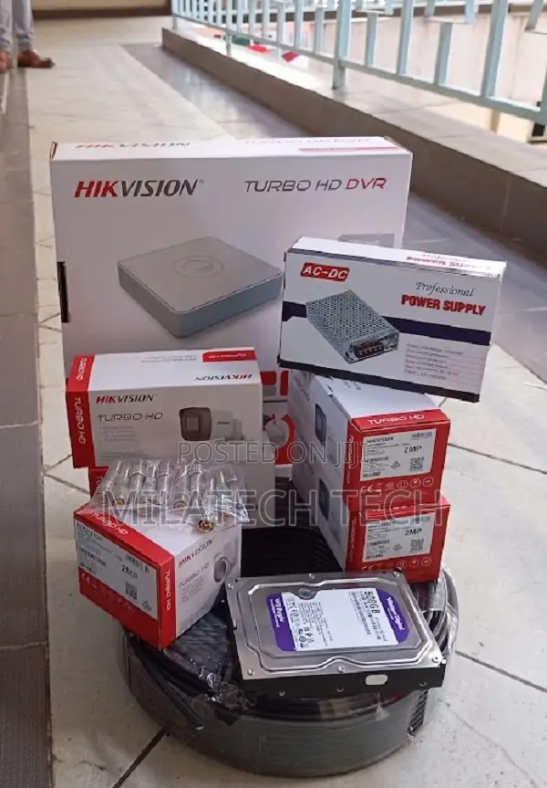 Hikvision 8CH DVR + 8 Cameras | Complete CCTV Security Kit