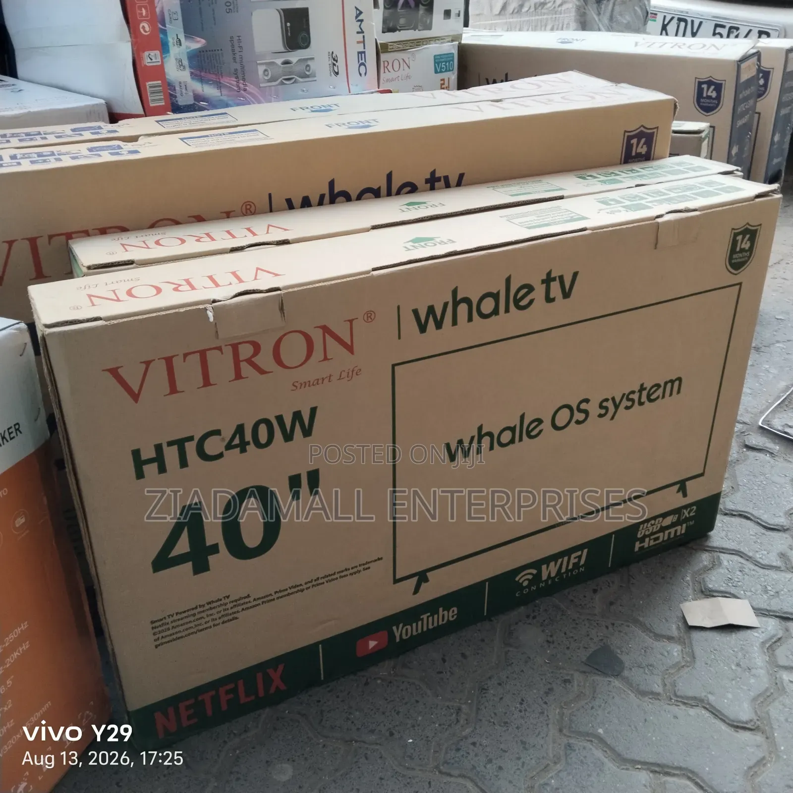 Pay on Delivery Vitron 40" With Free Mount Smart TV