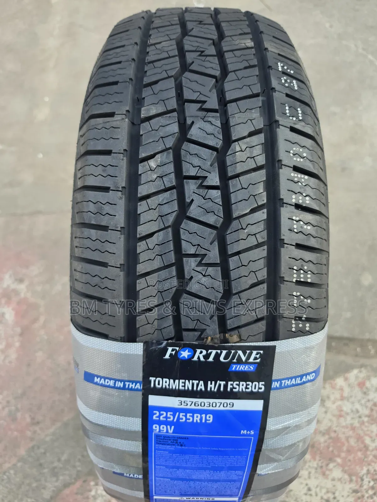 225 /55 R19 FORTUNE (Thailand)
