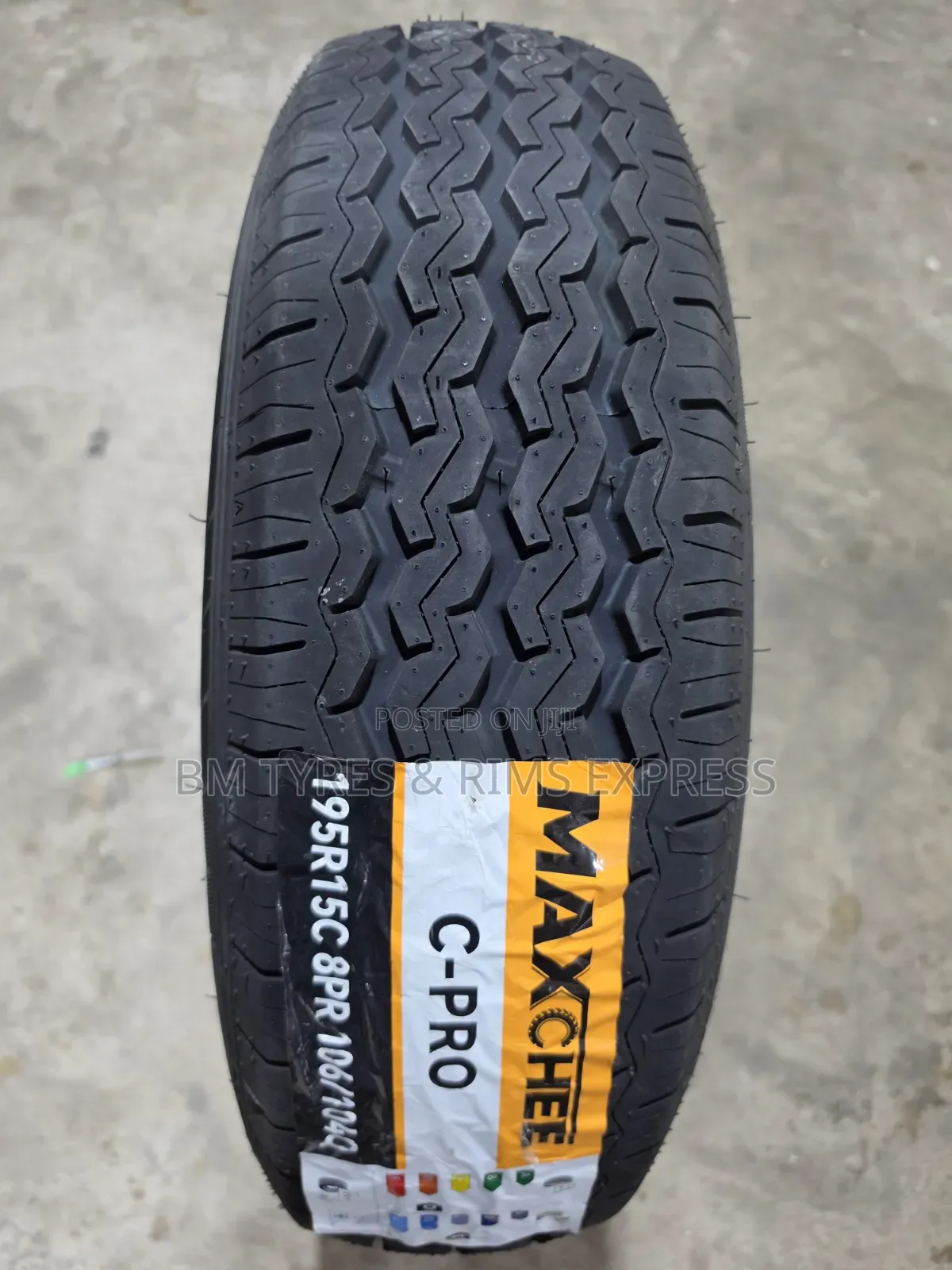 195 R15 Maxchee Tires (Commercial)