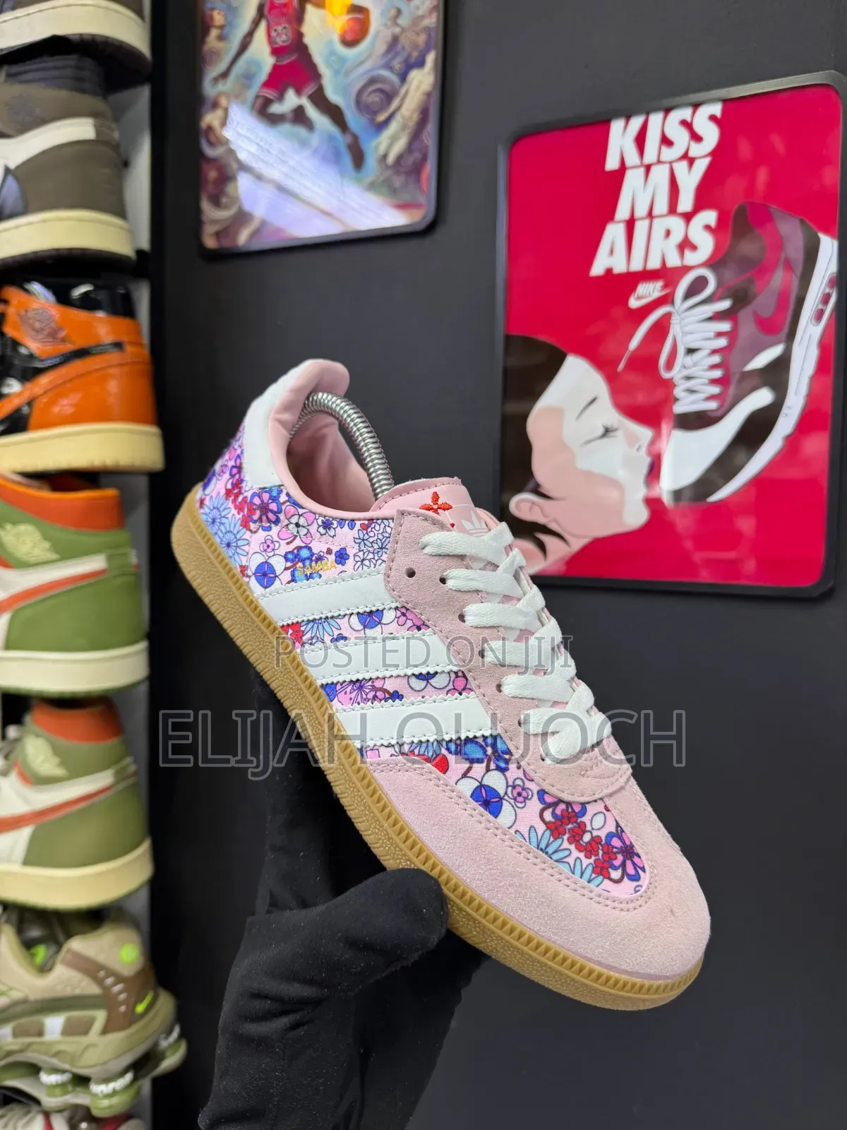 Adidas X Liberty London Samba OG 'Clear Pink Floral'.