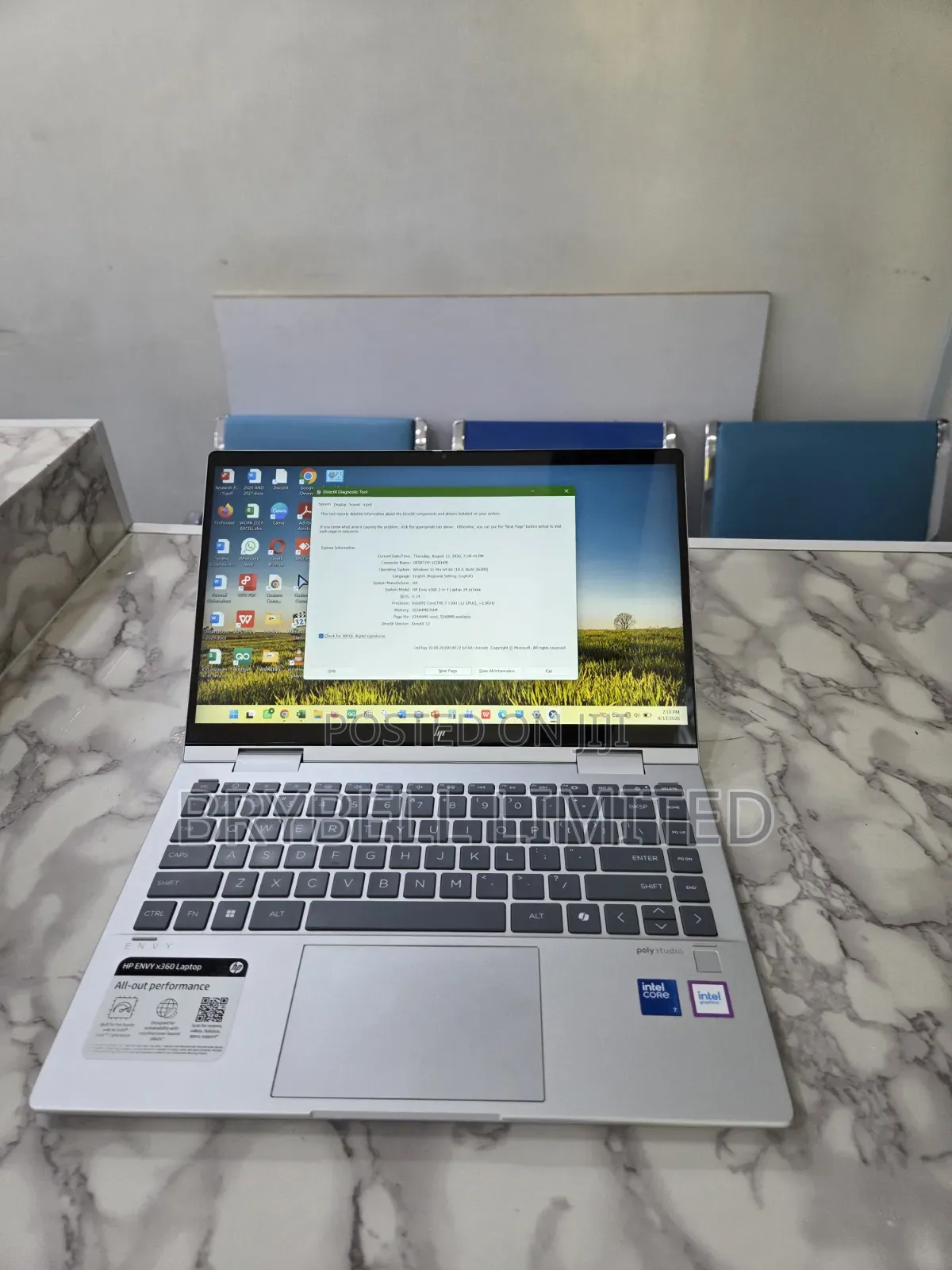 Laptop HP Envy x360 16GB Intel Core i7 SSD 512GB