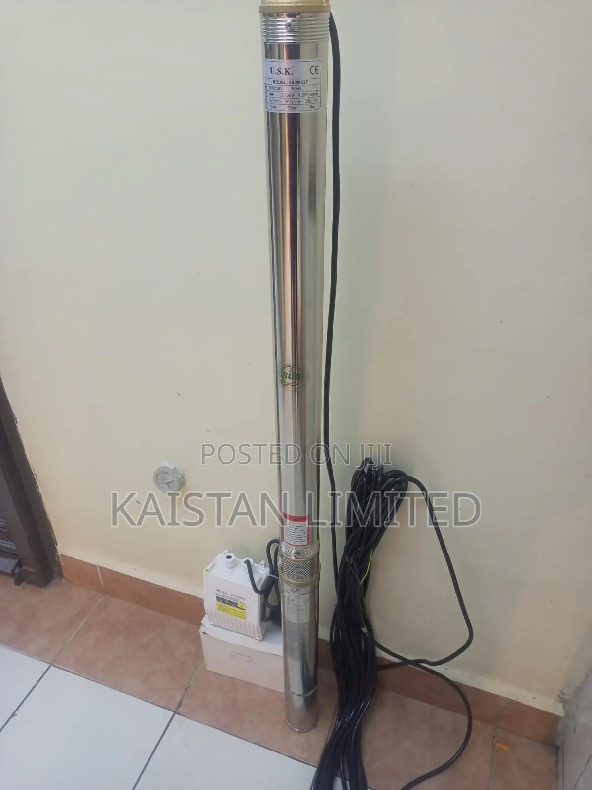 750W 1HP Submersible Deep Water Pump – 1.25 Inch | 126M Maximum Lift