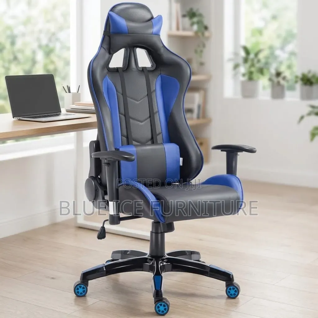 Blue Black Gaming Chair