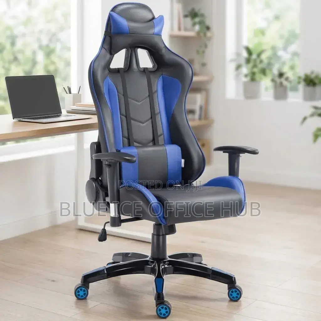 Blue Black Gaming Chair