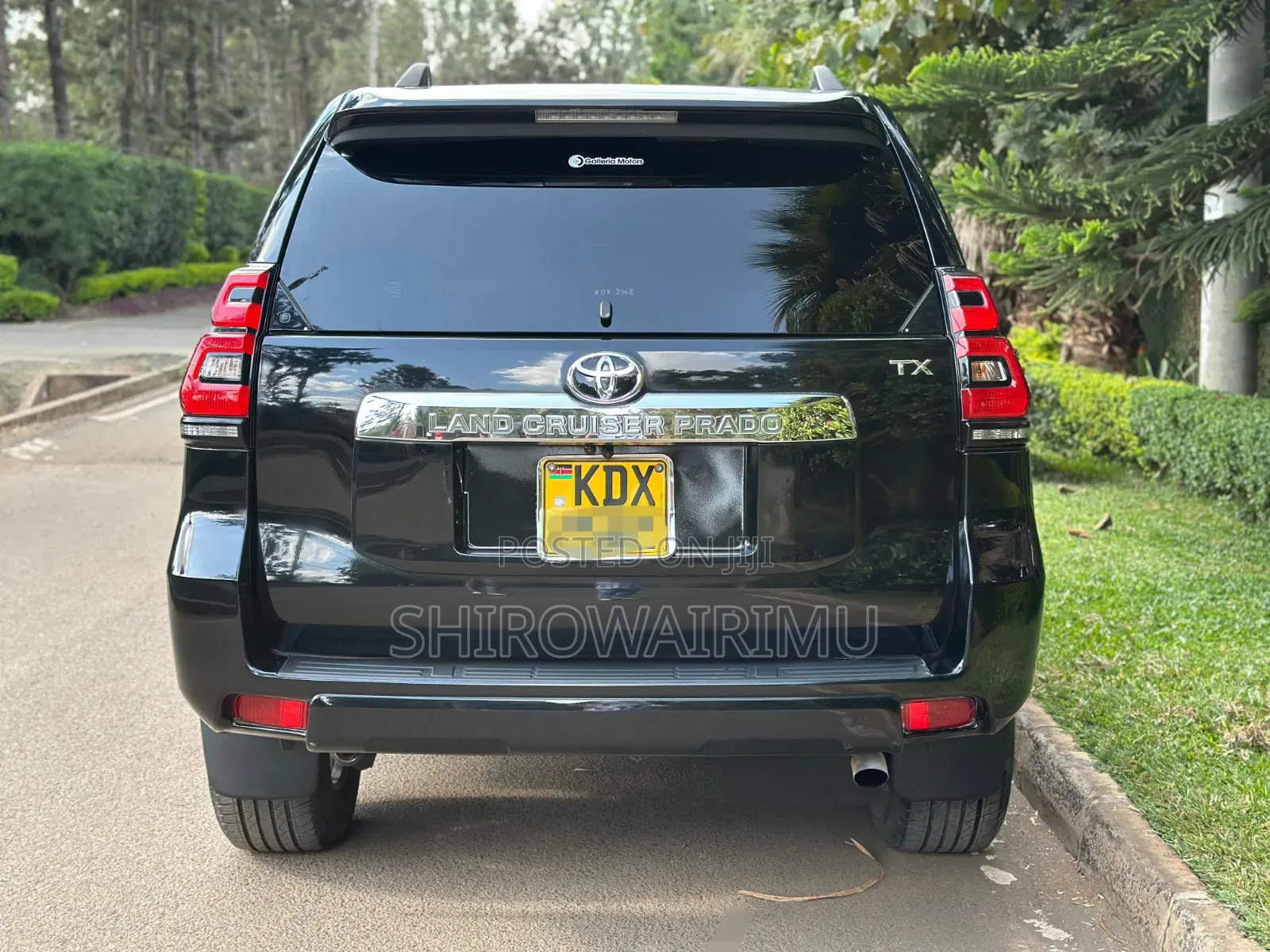Toyota Land Cruiser Prado 2018 Burgundy