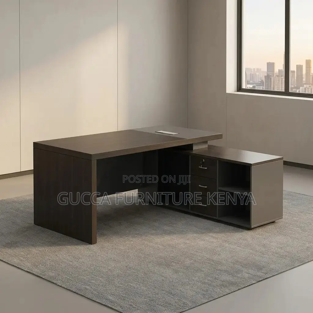 Director's Imported L-Shape Desk-1800mm
