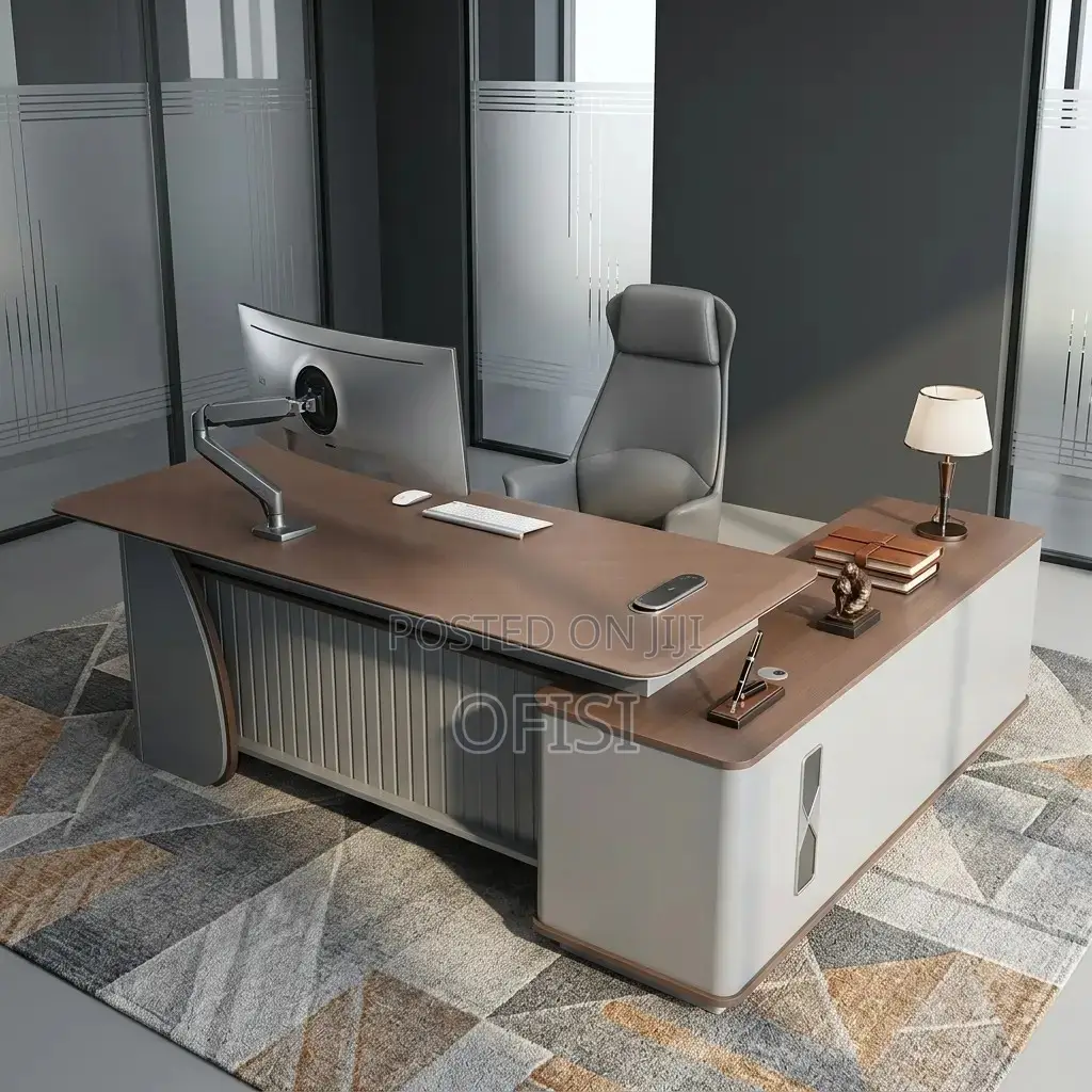 Office Desk; Durable 2.2m Professional Office Work Desk