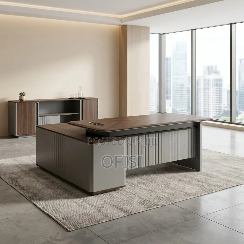 Office Desk; Durable 2.2m Professional Office Work Desk
