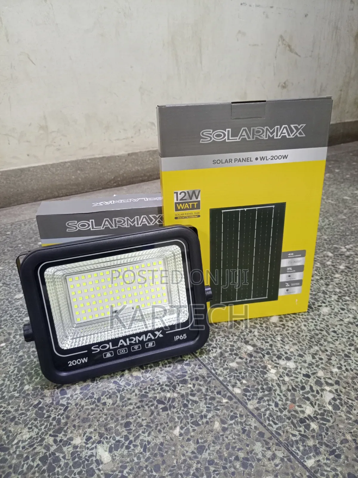 SolarMax WL-200W 200W Outdoor Solar Security Floodlight