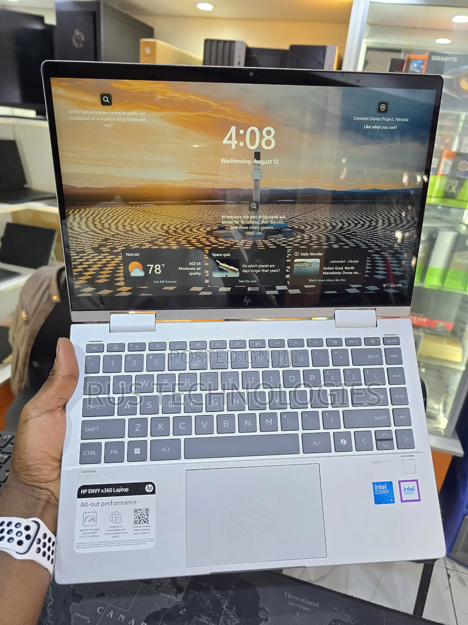 Laptop HP Envy x360 8GB Intel Core Ultra 5 SSD 512GB