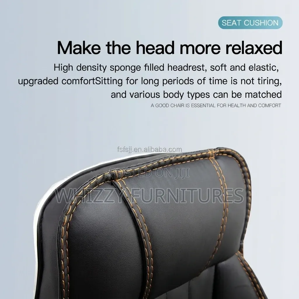 Office Chair:High -Back Elgonomic Modern Leather Chair