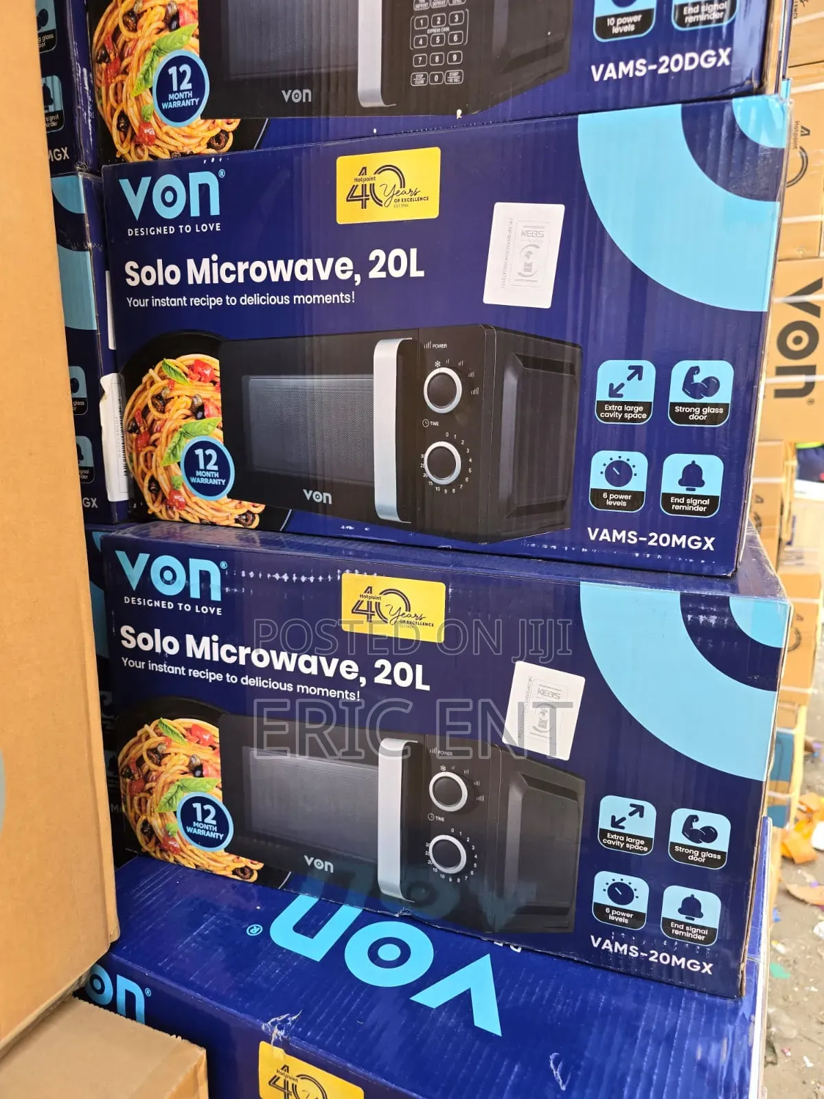 VON Manual 20 Litres Microwave