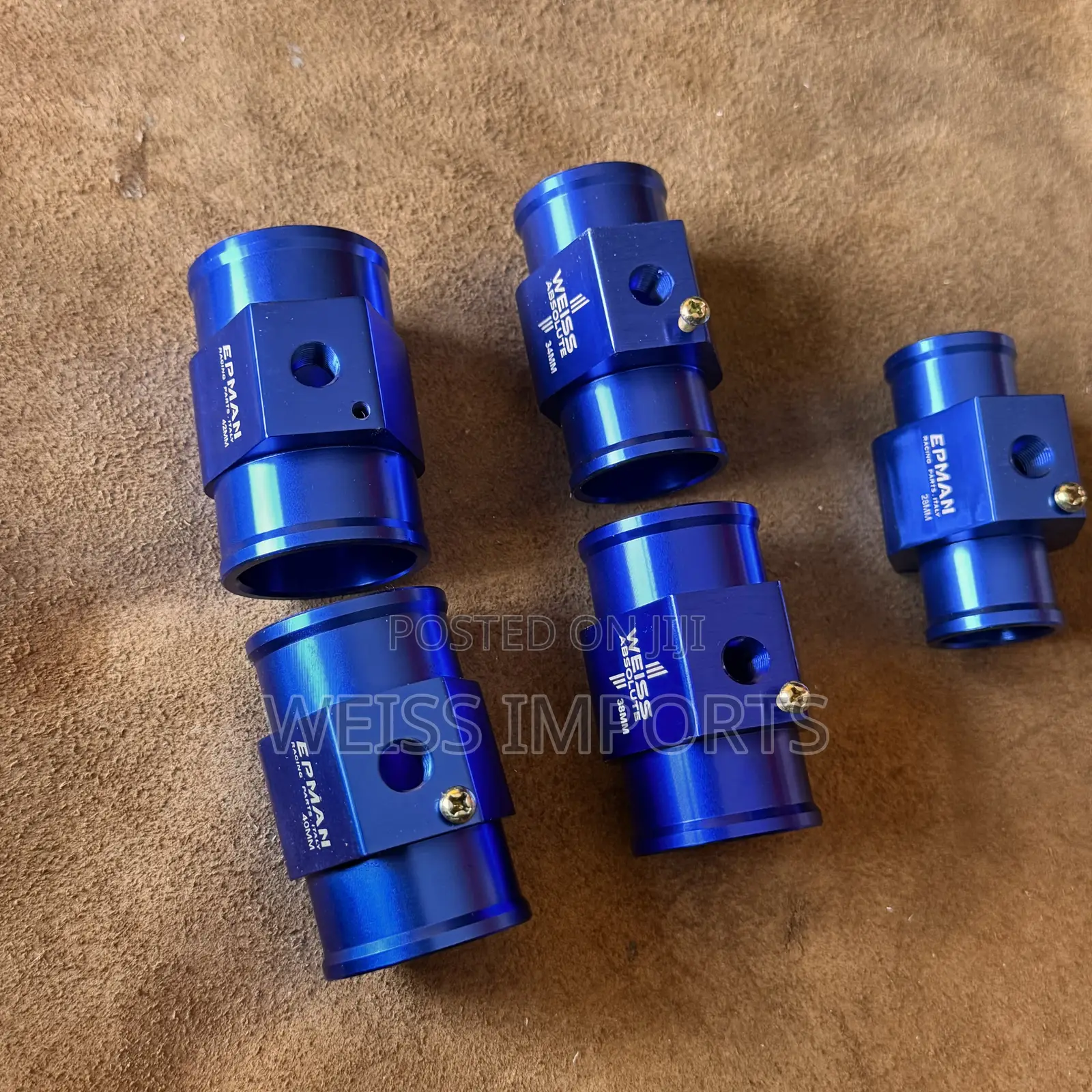 Aluminum Inline Water Temperature Sensor Adapters