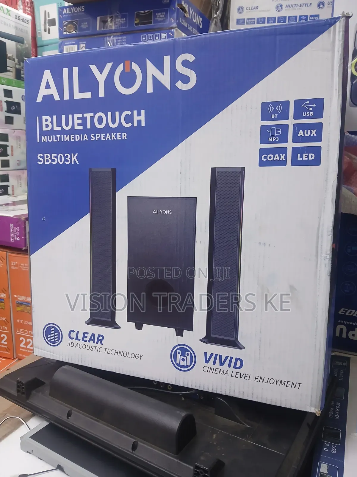 Ailyons SB503K 2.1Ch Soundbar System Woofer