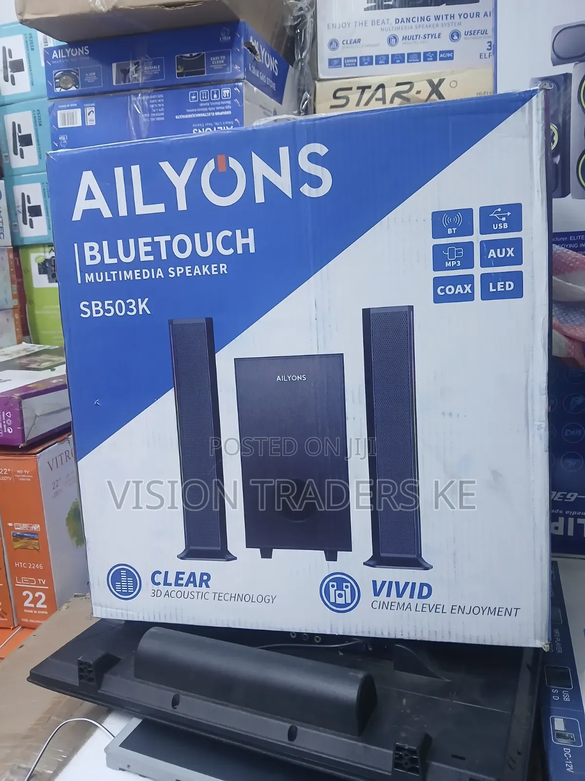Ailyons SB503K 2.1Ch Home Theatre System Woofer