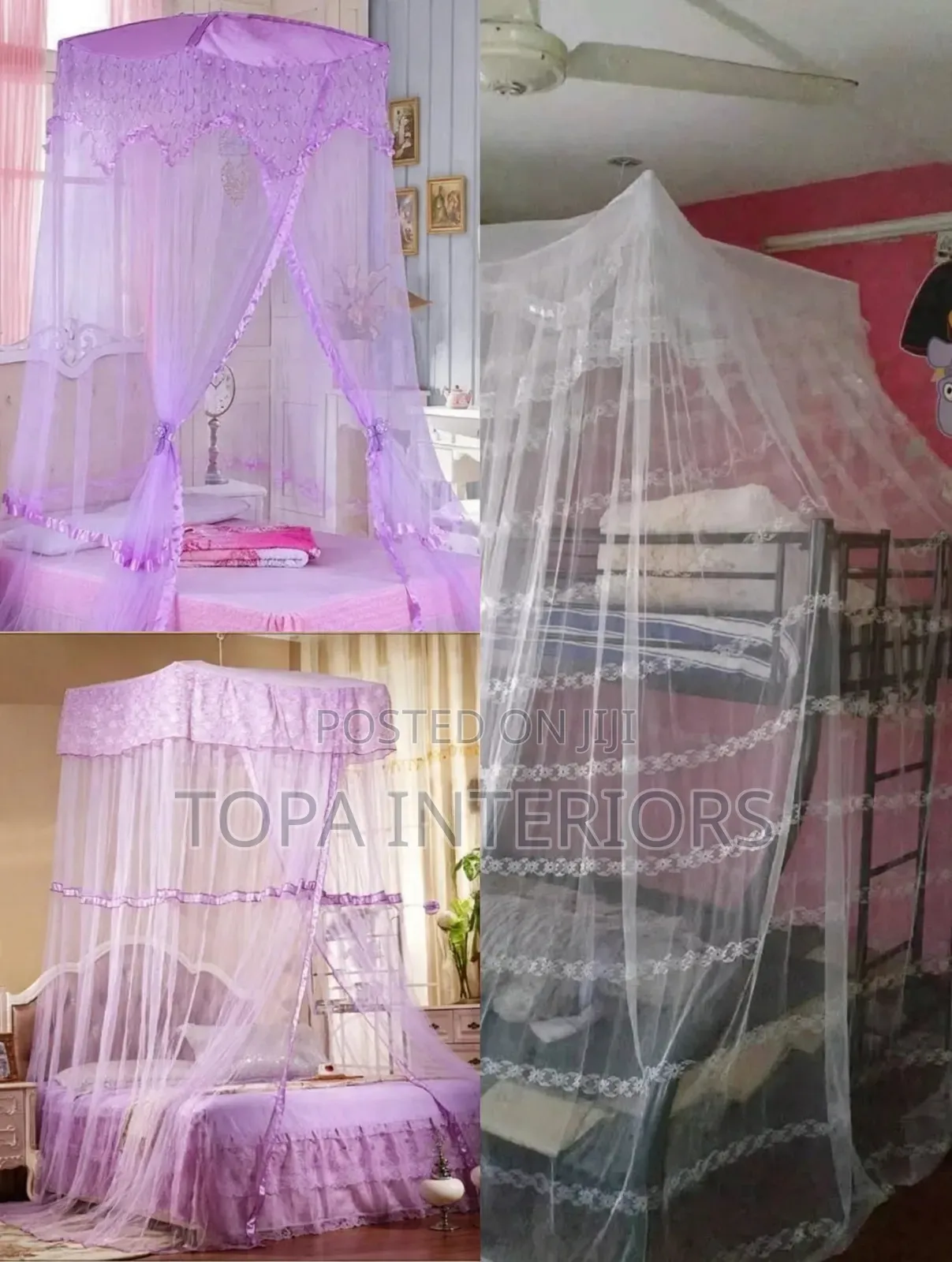Elegant Protective Bed Nets Double Decker Mosquito Mesh Netting