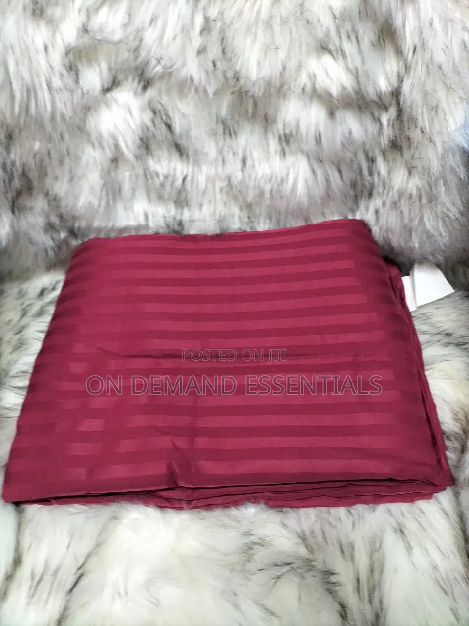 (6pcs) EXTRA KING SIZE Stripped Cotton Bedsheet