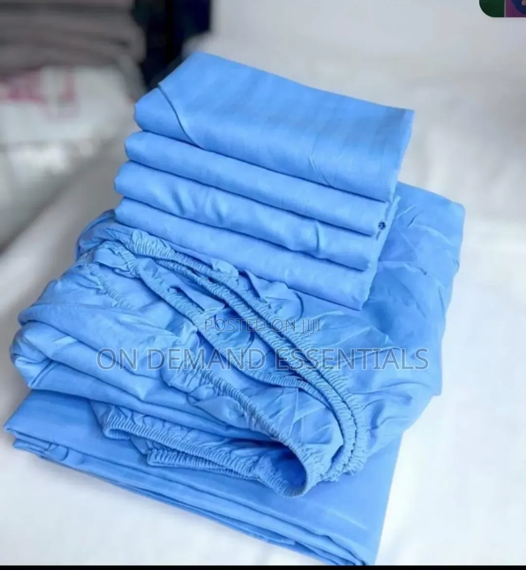 Striped Fitted Bedsheet Sets Material: Cotton