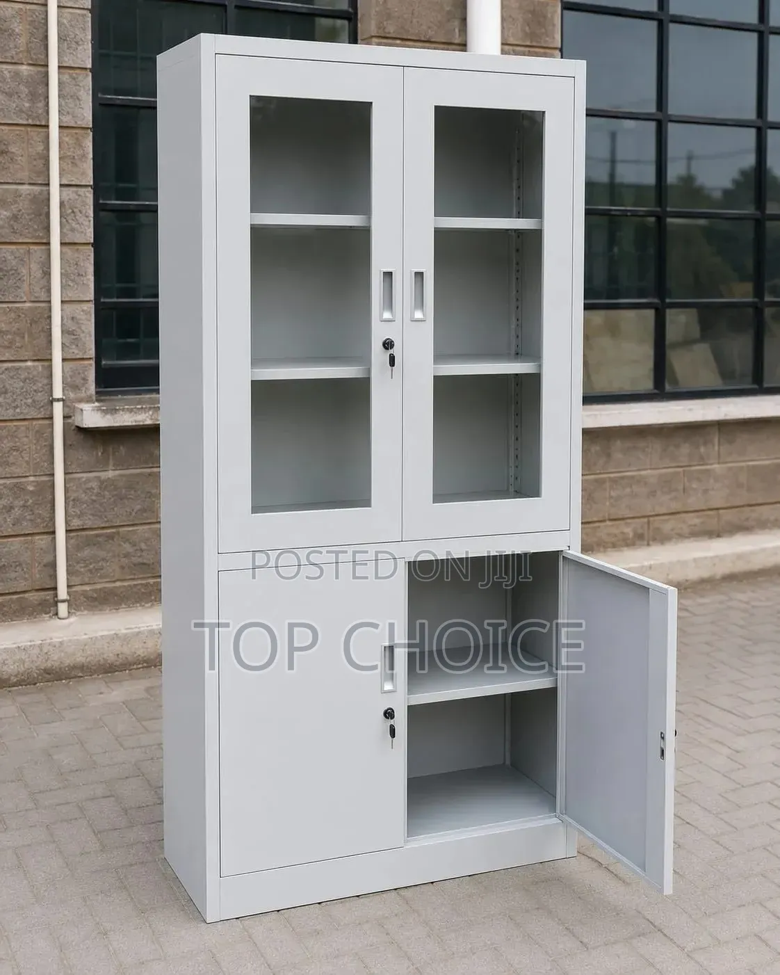 File Cabinet 5 - Layer Half- Glass Set