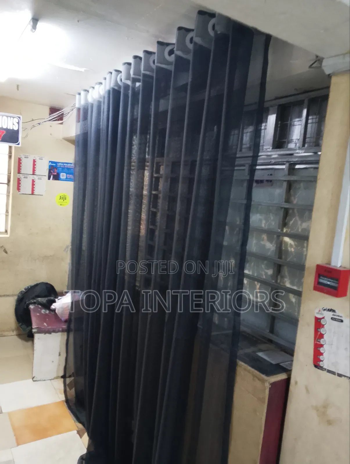 Black Light Soft Sheers Decorative Sheer Curtains