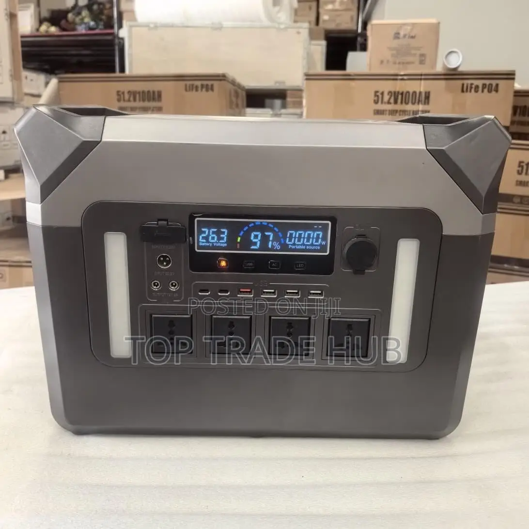 Yachu Energy Lithium-Ion Mobile/Portable Power Station 3000w/3kWh