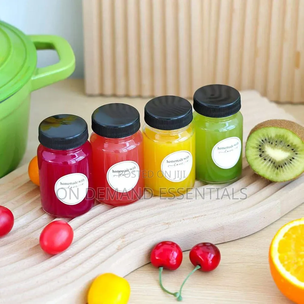 Set of 6 Gingershots Glass Bottles