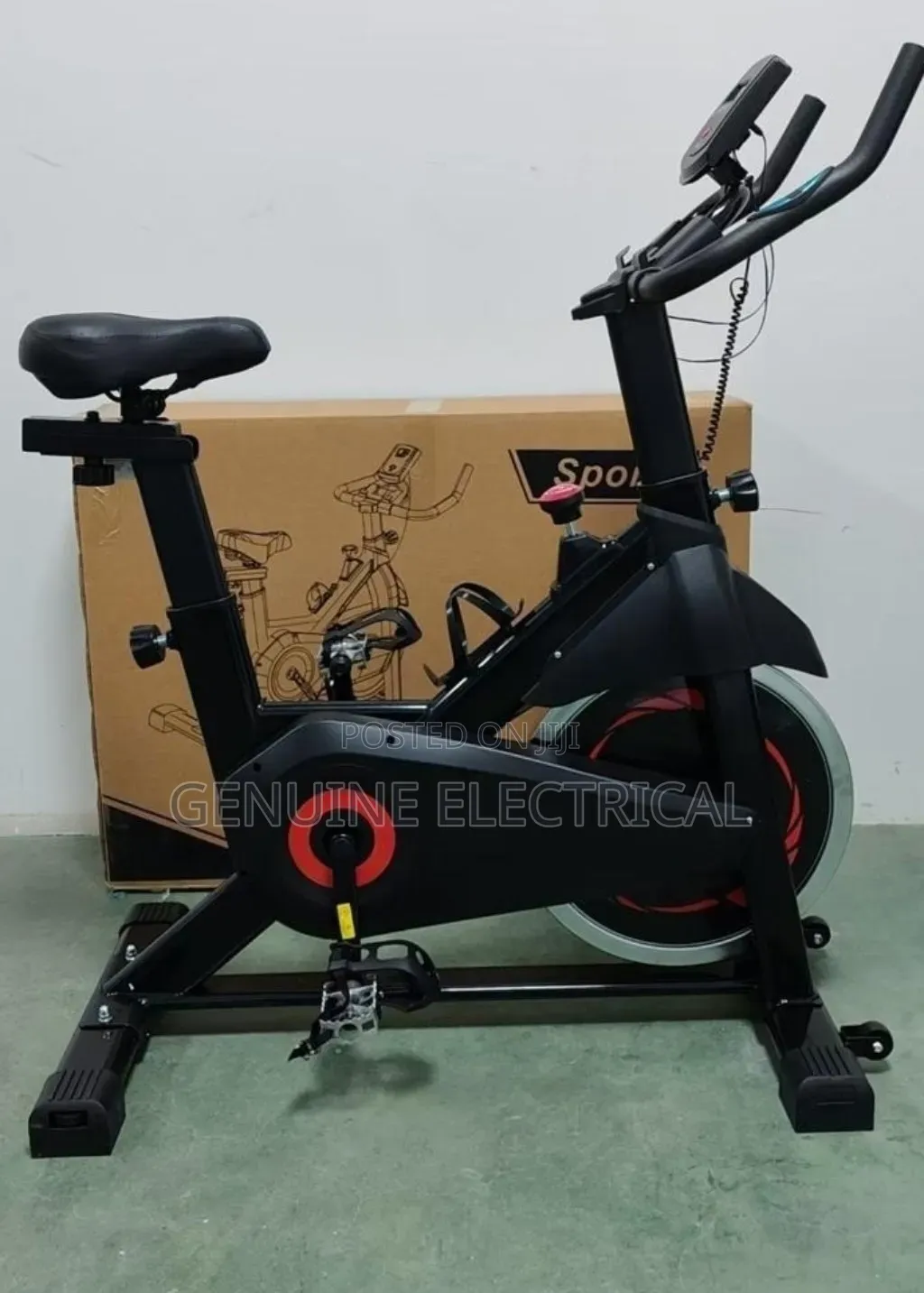 Fitness Exercise Bike/Spin Bike for Home Cardio and Strength Workouts