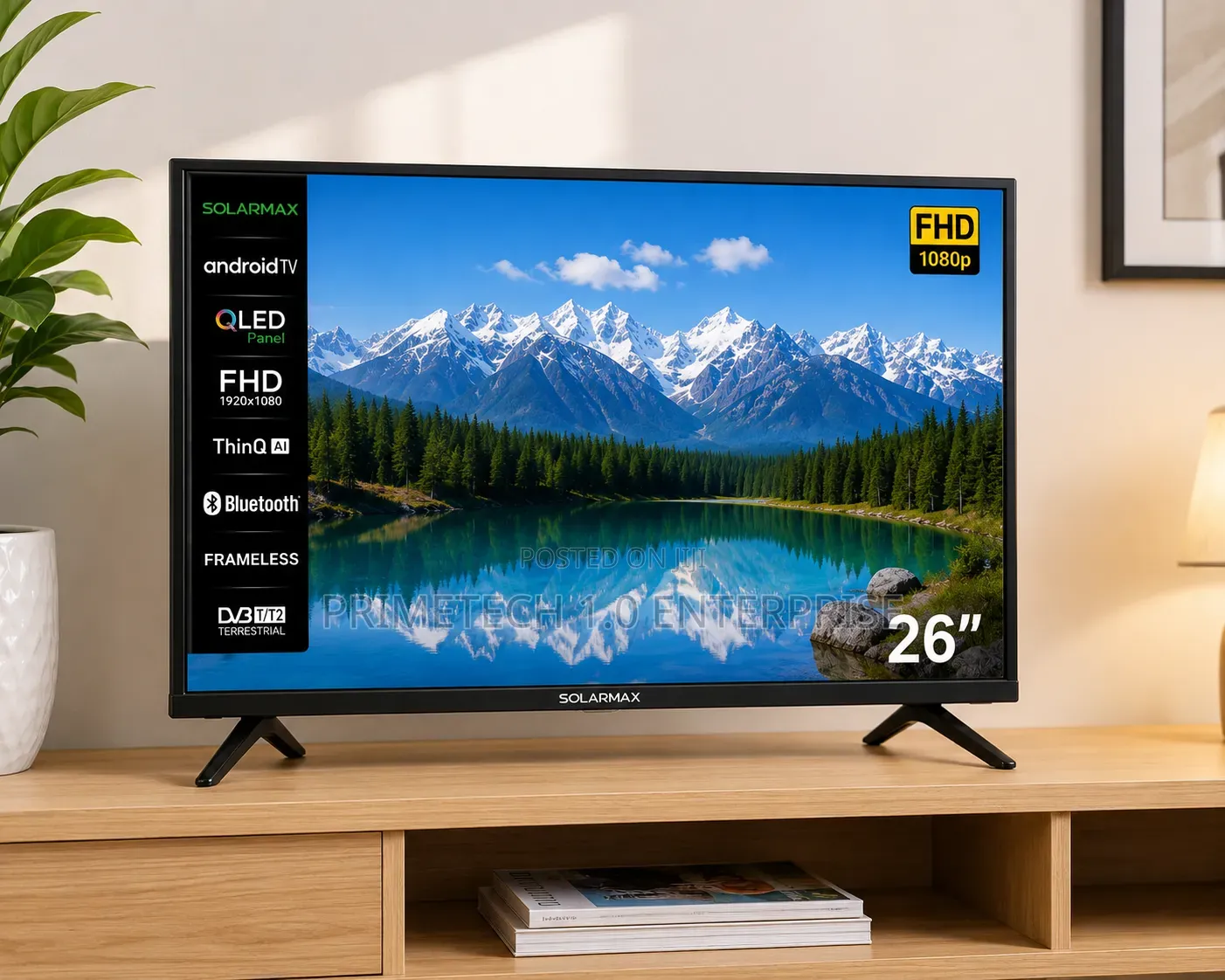 Solarmax Flat Screen Flameless 26 Inches TV
