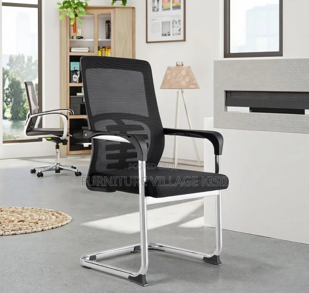 Office Chair: Ergonomic Mesh Visitors Seat