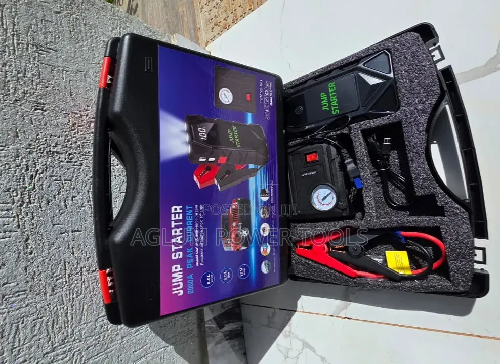 Jump Starter Kit With Air Compressor