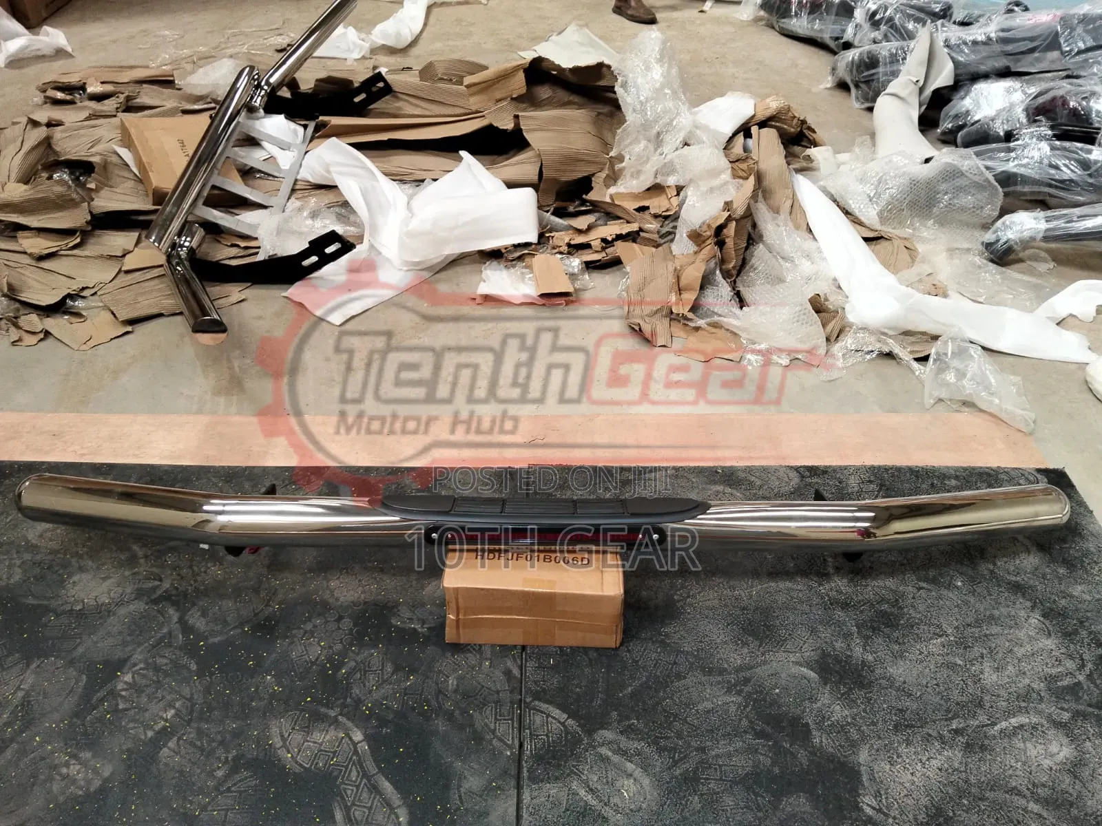 Rear Guard With Light Prado Fj 150