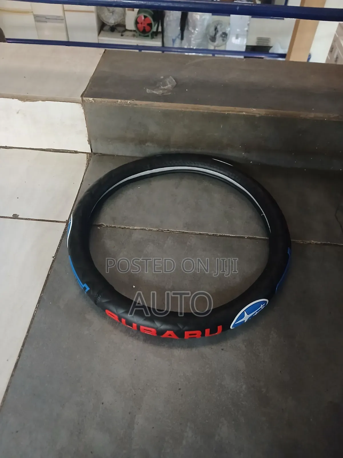 Branded Subaru Steering Wheel Cover | Premium Subaru Steering Cover