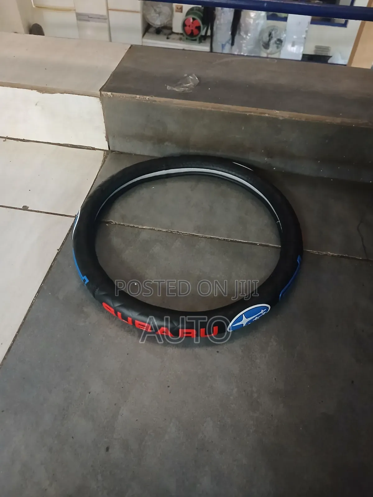 Branded Subaru Steering Wheel Cover | Premium Subaru Steering Cover