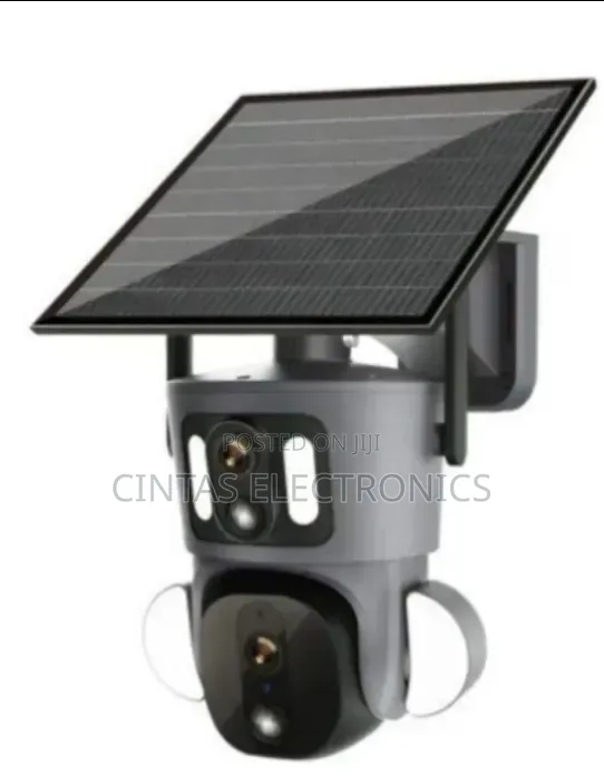 UBOX 4MP Dual Lens 4G PTZ Solar Camera With Foodlight
