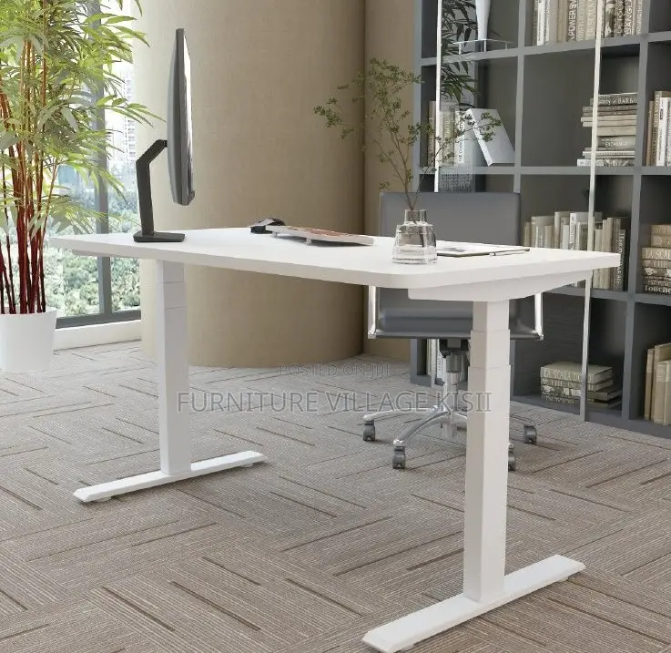 Office Furniture: Adjustable Generic Office Desk