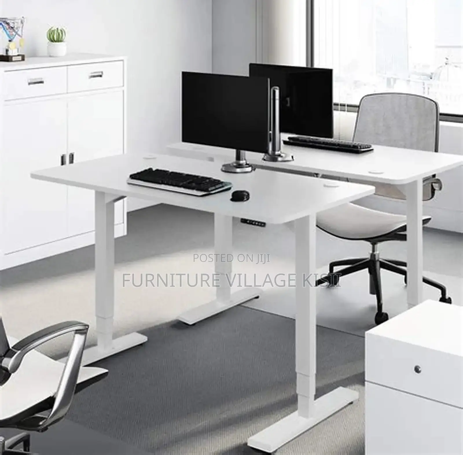 Office Furniture: Adjustable Generic Office Desk