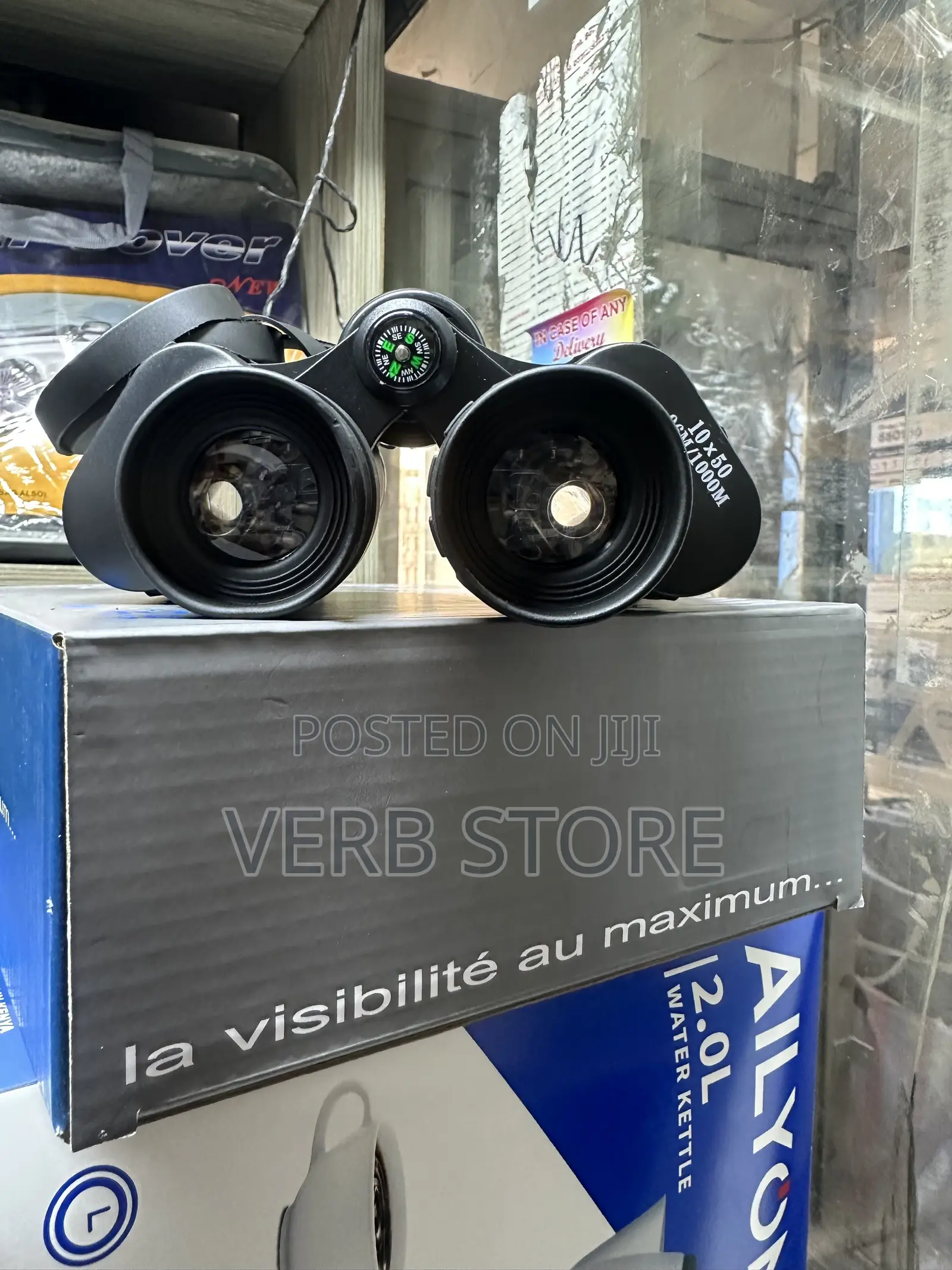 10x50 Heavy Duty Binocular Lense With Compass