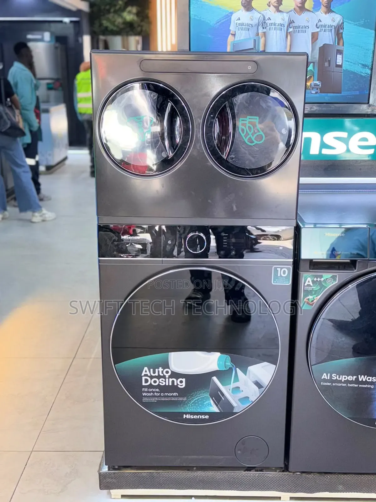 Hisense Washing Machine 12kg Washing Machine Tripple Washer