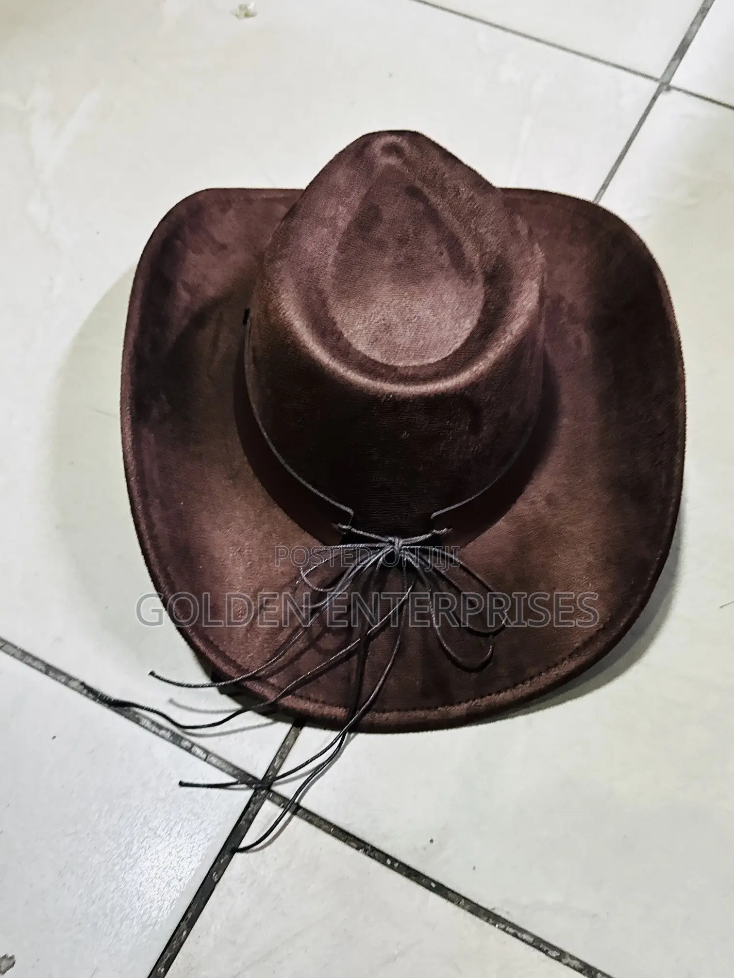 Dark Brown Cowboy Bull Head Hat