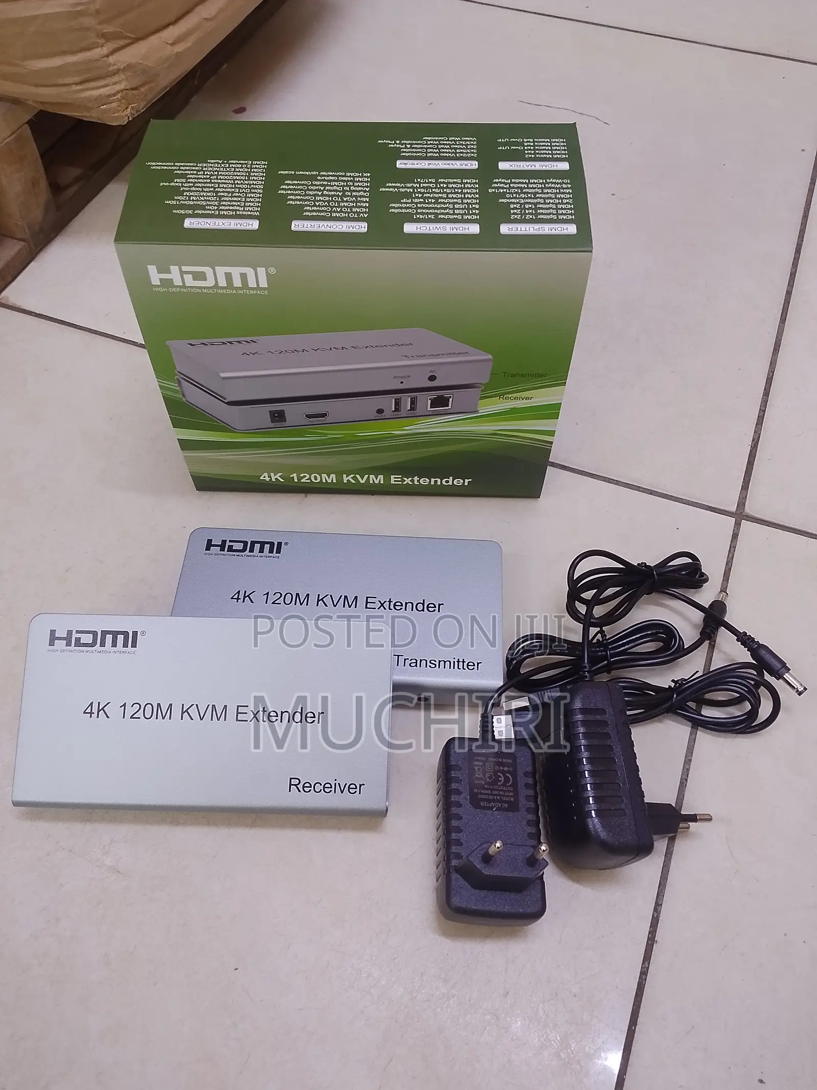 120m Hdmi Video Extender With USB KVM