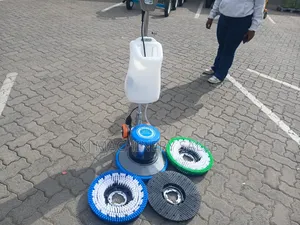 Floor Scrubber With 3 Brushes