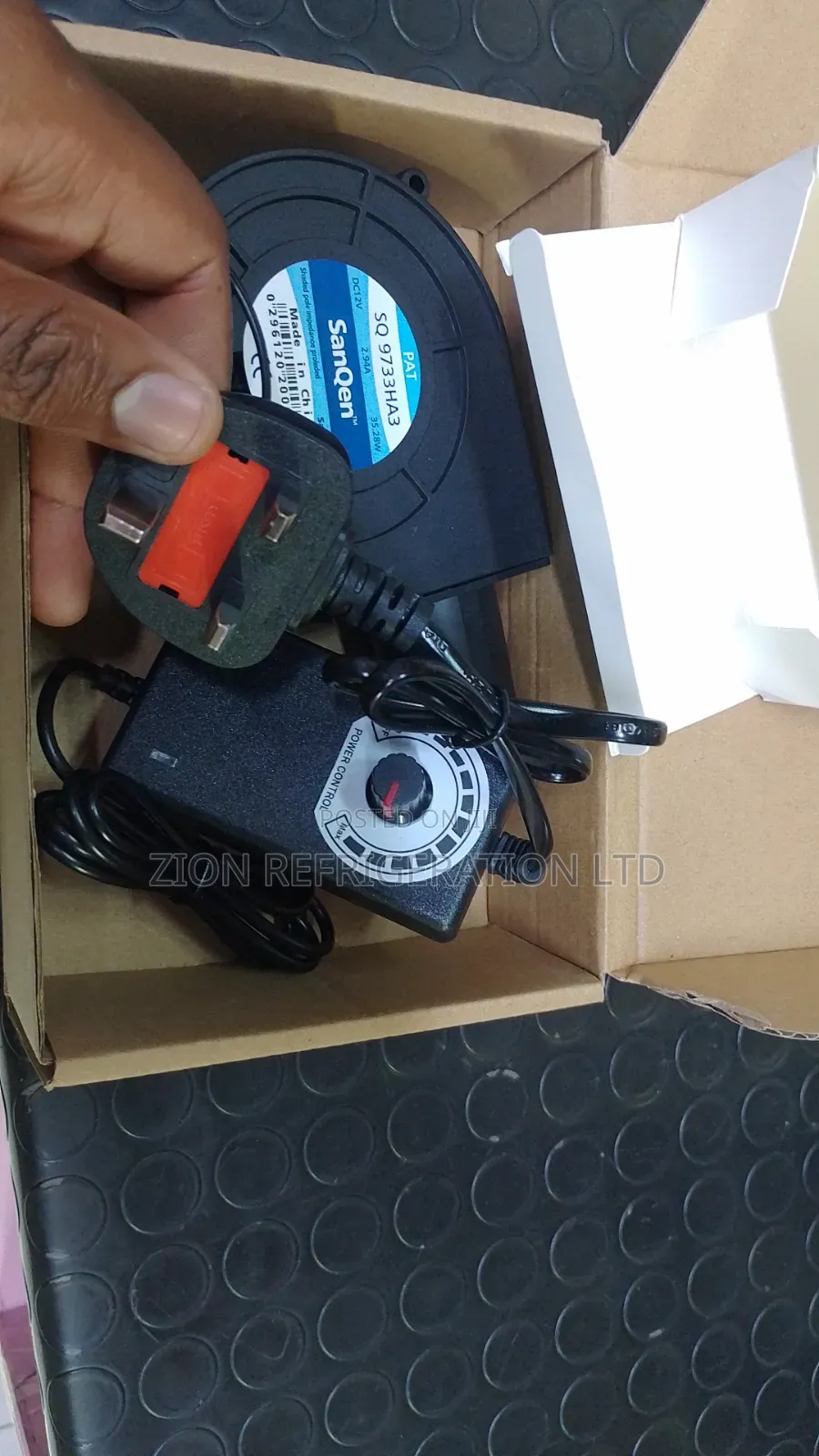 Waste Oil Burner Brushless Blower Fan 2.94A