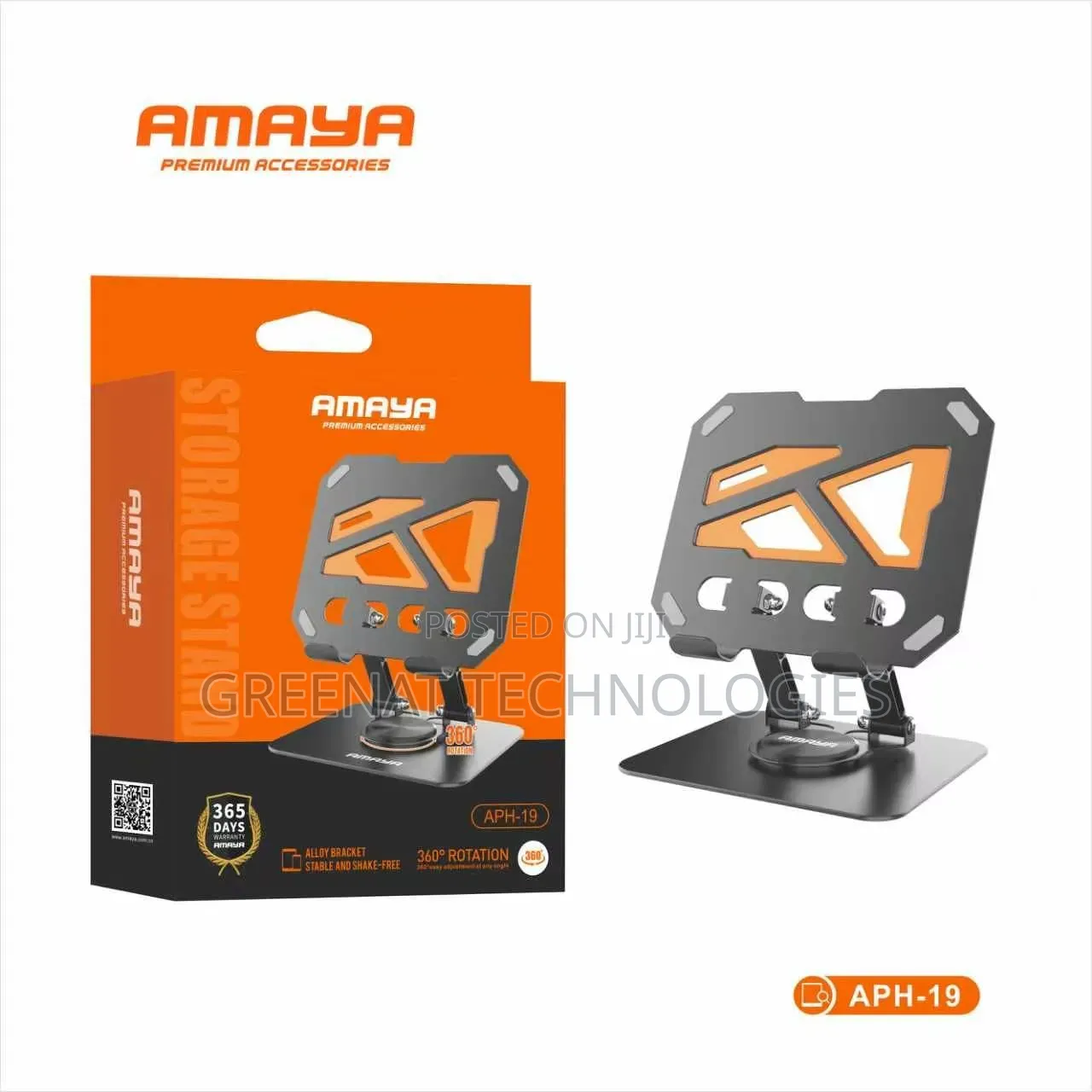 AMAYA APH-19 Phone and Tablet Holder With 360 Rotation