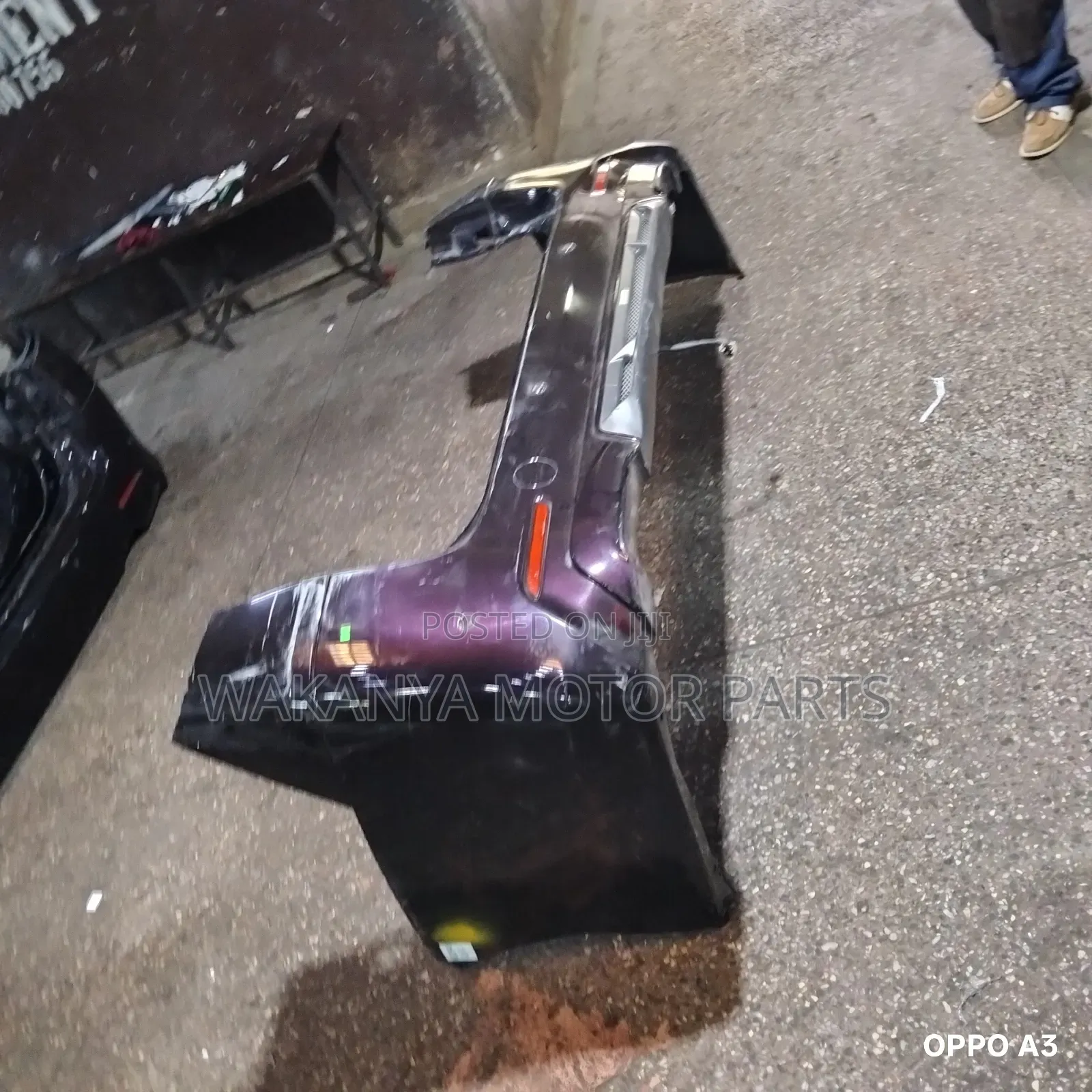 Toyota Vellfire Model 2008 Rear Bumper Complete, Ex Japan Spares.